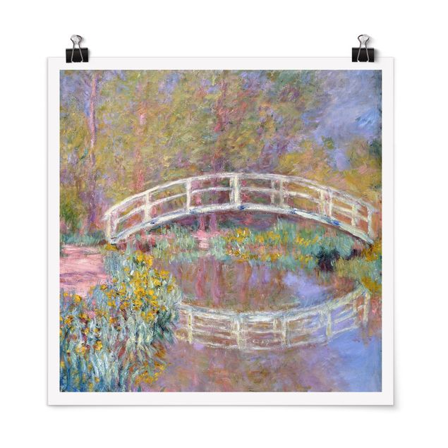 Obrazy nowoczesne Claude Monet - Most Moneta w ogrodzie