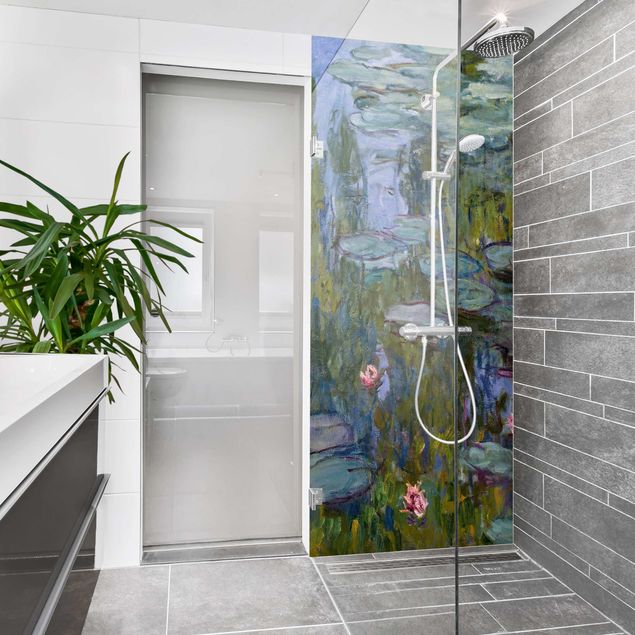 Panele ścienne do łazienki pod prysznic Claude Monet - Water Lilies (Nympheas)