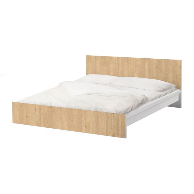Okleina meblowa IKEA - Malm łóżko 140x200cm - Brzoza ananasowa