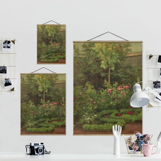 Obrazy drzewa Camille Pissarro - Ogród różany