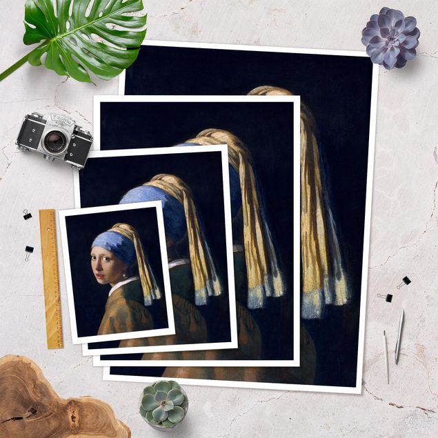 Plakaty na sciane Jan Vermeer van Delft - Dziewczyna z perłowymi kolczykami