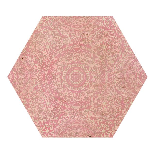 Obraz różowy Wzór Mandala Pink