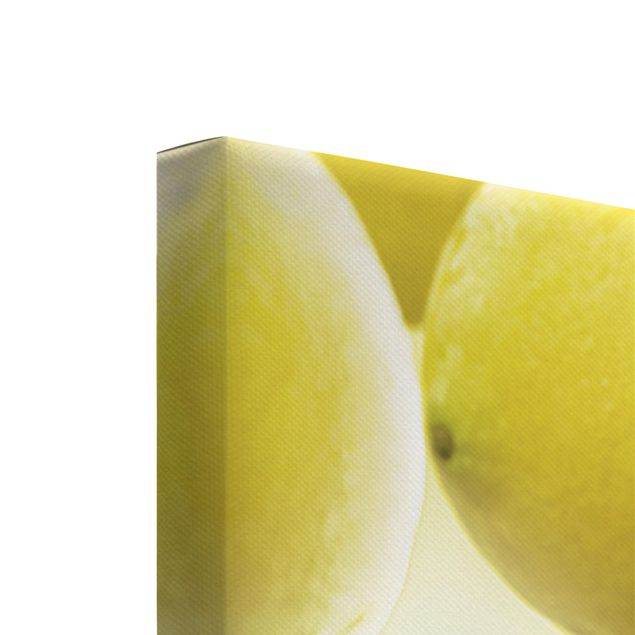 Obraz na płótnie 3-częściowy - Citrony w wodzie