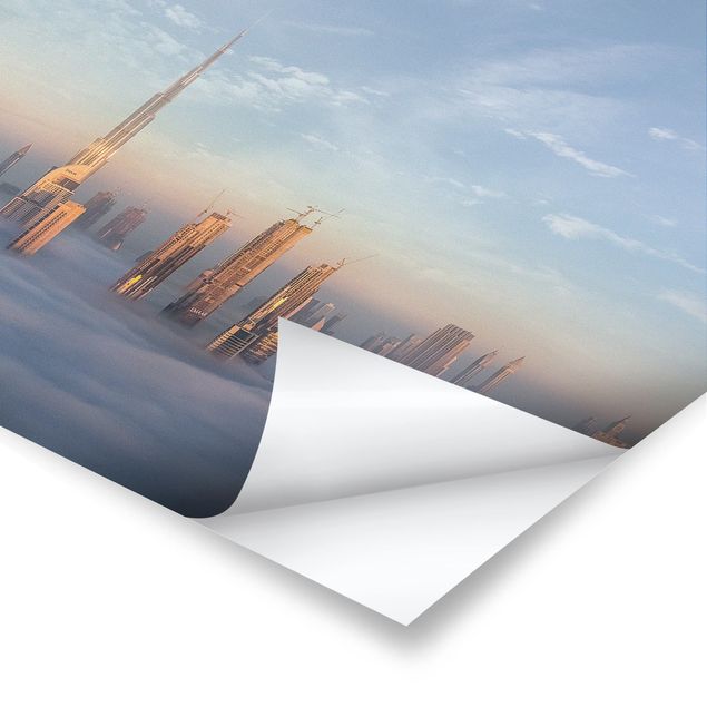 Obrazy Dubaj ponad chmurami
