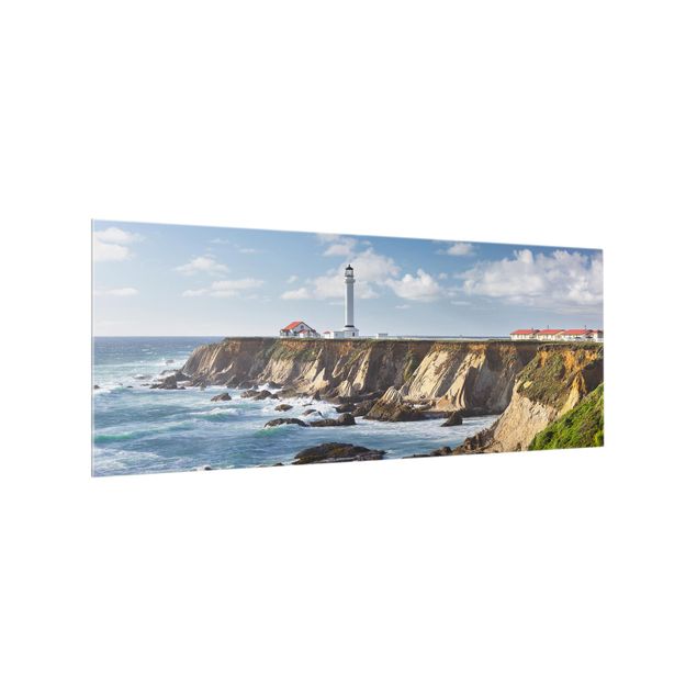 Panel szklany do kuchni Point Arena Lighthouse California