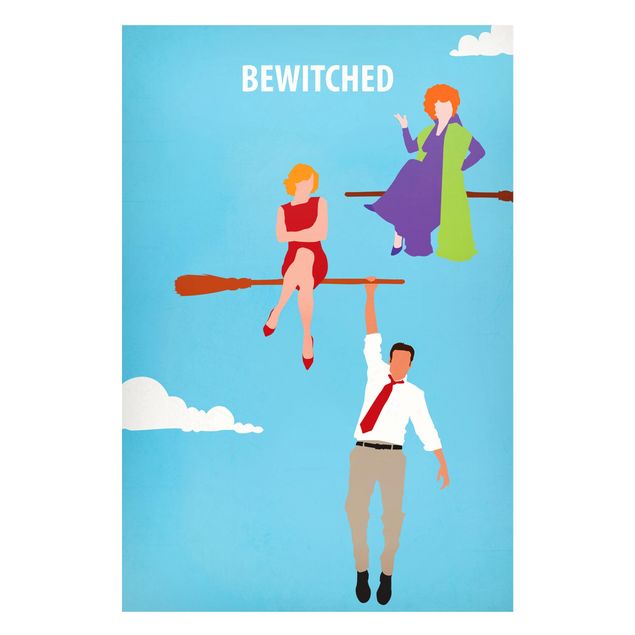 Obrazy do salonu nowoczesne Plakat filmowy Bewitched