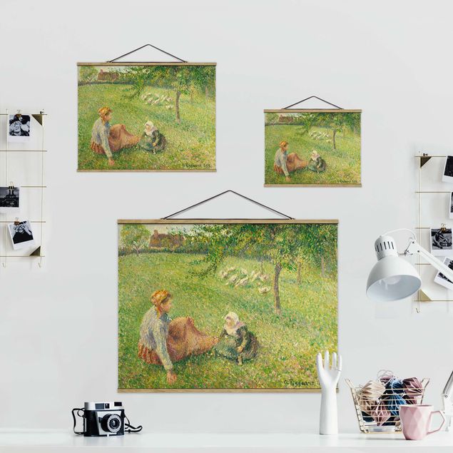 Zwierzęta obrazy Camille Pissarro - Pasterz gęsi