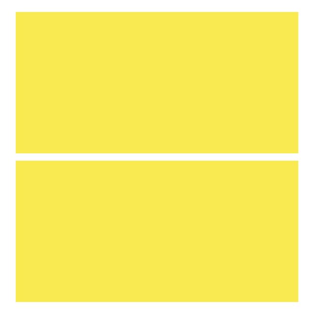 Okleina meblowa IKEA - Malm komoda, 2 szuflady - Kolor żółty cytrynowy