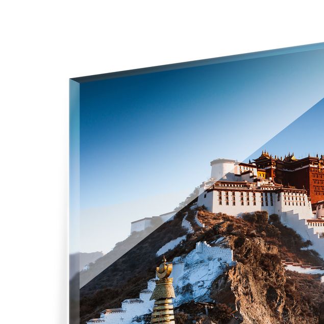 Panel szklany do kuchni - Pałac Potala w Tybecie