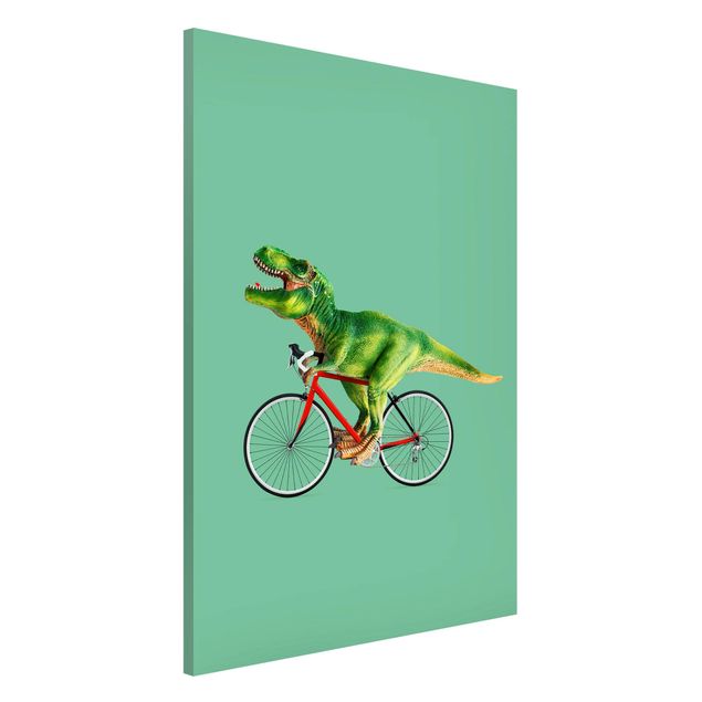 Tablica magnetyczna - Dinozaur z rowerem