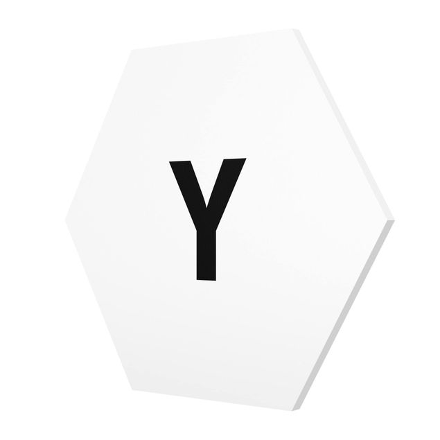 Obrazy Biała litera Y