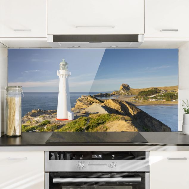 Dekoracja do kuchni Latarnia morska Castle Point Nowa Zelandia