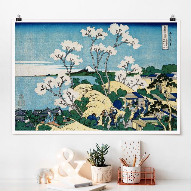 Dekoracja do kuchni Katsushika Hokusai - Fudżi z Gotenyamy