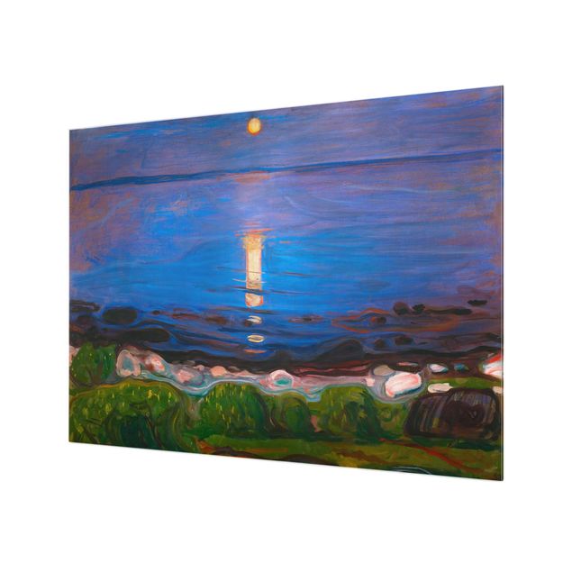 Panel szklany do kuchni Edvard Munch - Letnia noc nad morzem