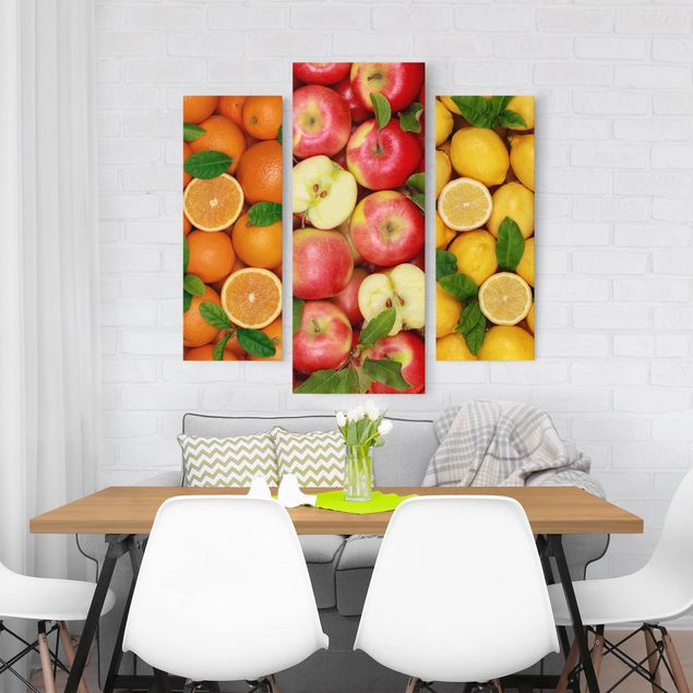 Pomarańczowy obraz Świeże owoce
