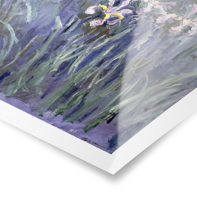 Obrazy z motywem kwiatowym Claude Monet - Irysy