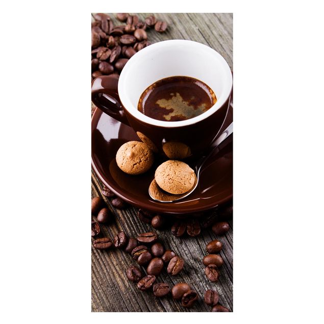 Nowoczesne obrazy Filiżanka do kawy z ziarnami kawy