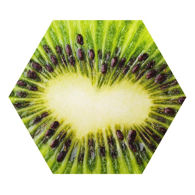 Obrazy Serce Kiwi