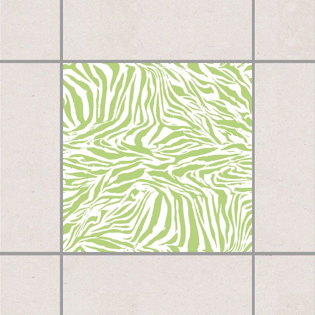 Dekoracja do kuchni Zebra Design Spring Green Zielony