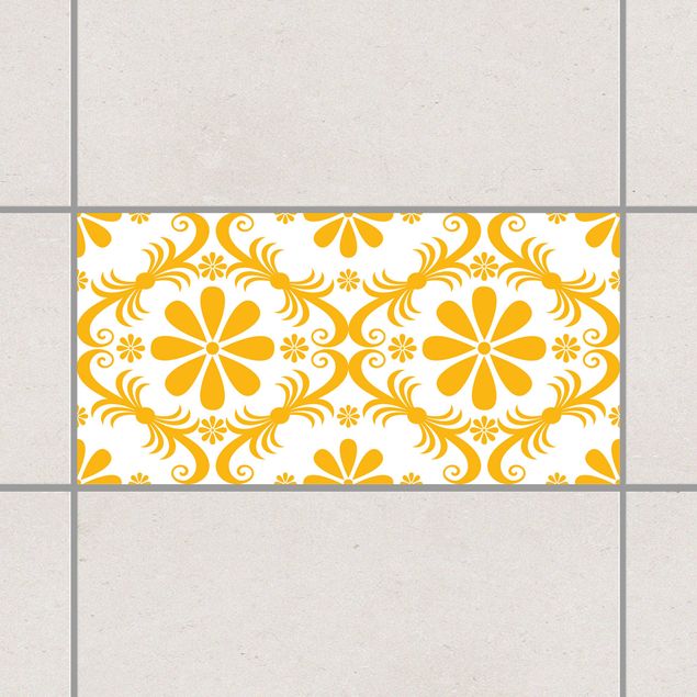 Dekoracja do kuchni Flower Design Biały Melon Żółty