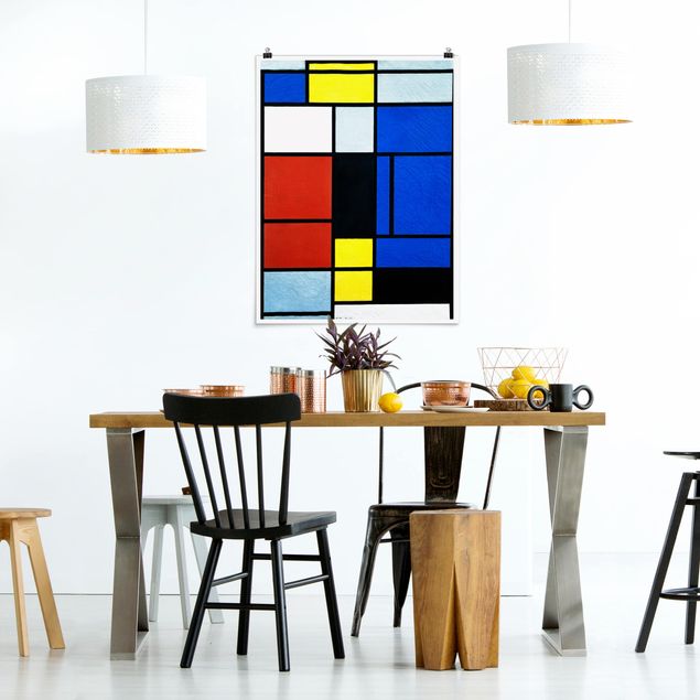 Obrazy abstrakcja Piet Mondrian - Tableau Nr 1