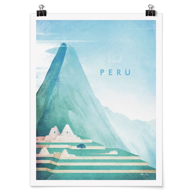 Obrazy krajobraz Plakat podróżniczy - Peru