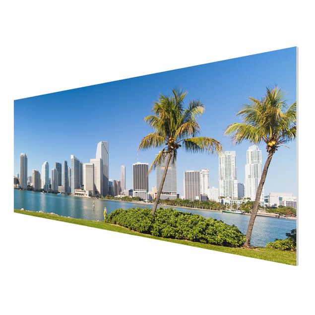 Nowoczesne obrazy Miami Beach Skyline