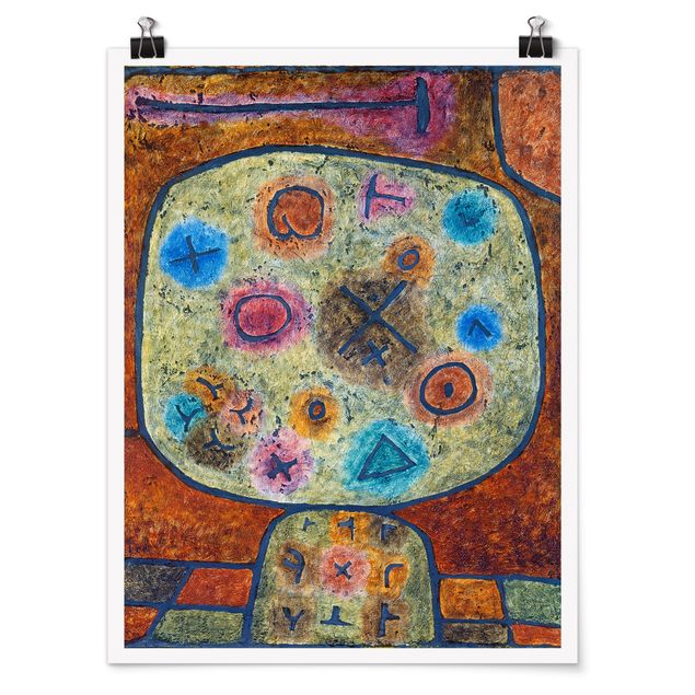 Obrazy nowoczesny Paul Klee - Kwiaty w kamieniu