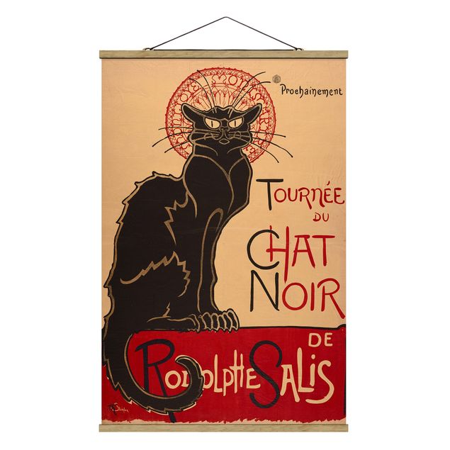 Obrazy zwierzęta Théophile-Alexandre Steinlen - Czarny kot