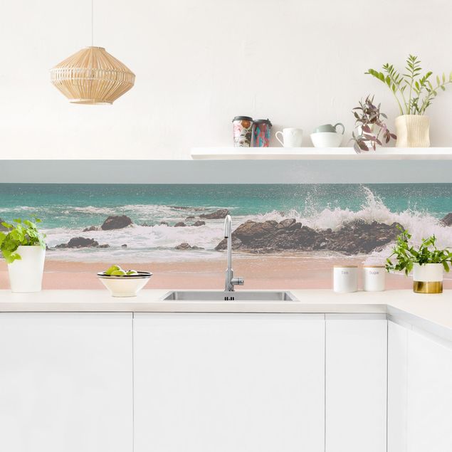 Panel ścienny do kuchni - Słoneczna Plaża Meksyk