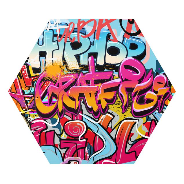 Kolorowe obrazy HipHop Graffiti