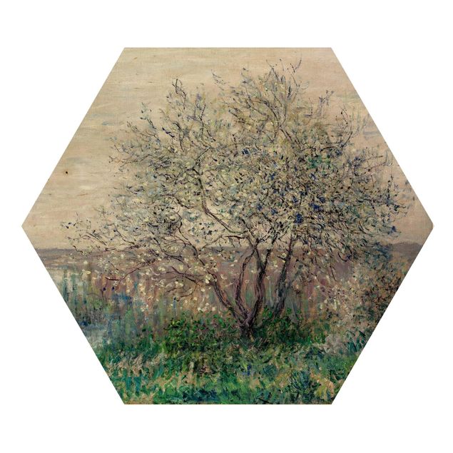 Obrazy na drewnie Claude Monet - wiosenny nastrój