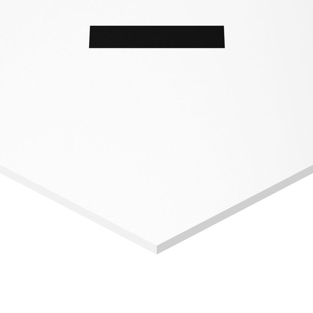 Obraz heksagonalny z Forex - Biała litera I