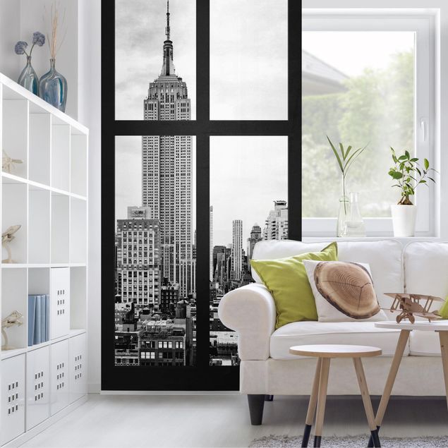Parawany pokojowe Okno Nowy Jork Empire State Building