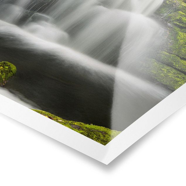 Obrazy natura Niższy wodospad McLean w Nowej Zelandii