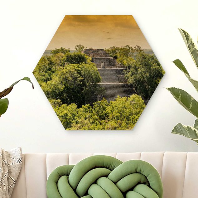 Dekoracja do kuchni Piramida w Calakmul
