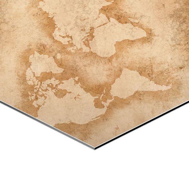 Obrazy Starożytna mapa świata