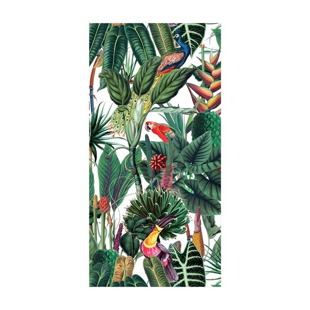 nowoczesny dywan Kolorowy wzór lasu tropikalnego