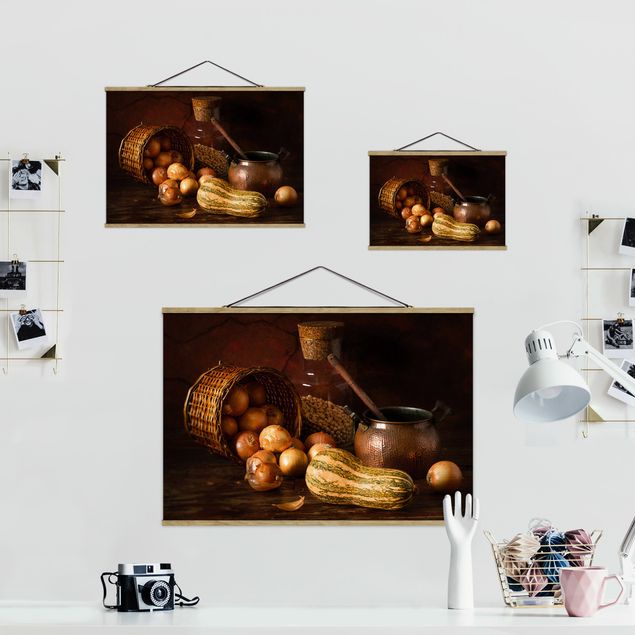 Obrazy na ścianę Nieustanne życie z cebulą