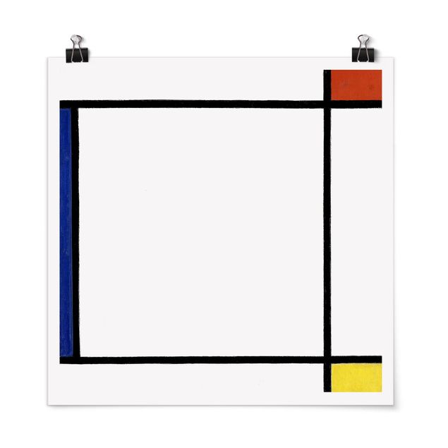 Obrazy do salonu Piet Mondrian - Kompozycja III