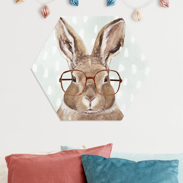 Nowoczesne obrazy Brillowane zwierzęta - królik
