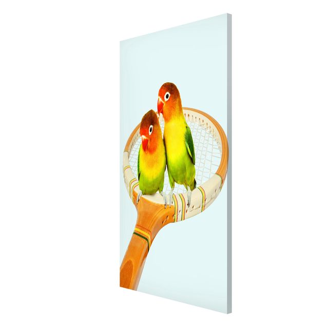 Nowoczesne obrazy do salonu Tenis z ptakami