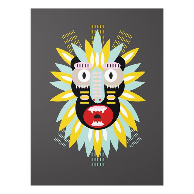 Obrazy nowoczesne Kolaż Etno Maska - King Kong