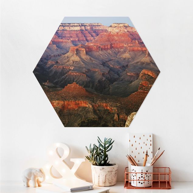 Obrazy do salonu nowoczesne Grand Canyon po zachodzie słońca