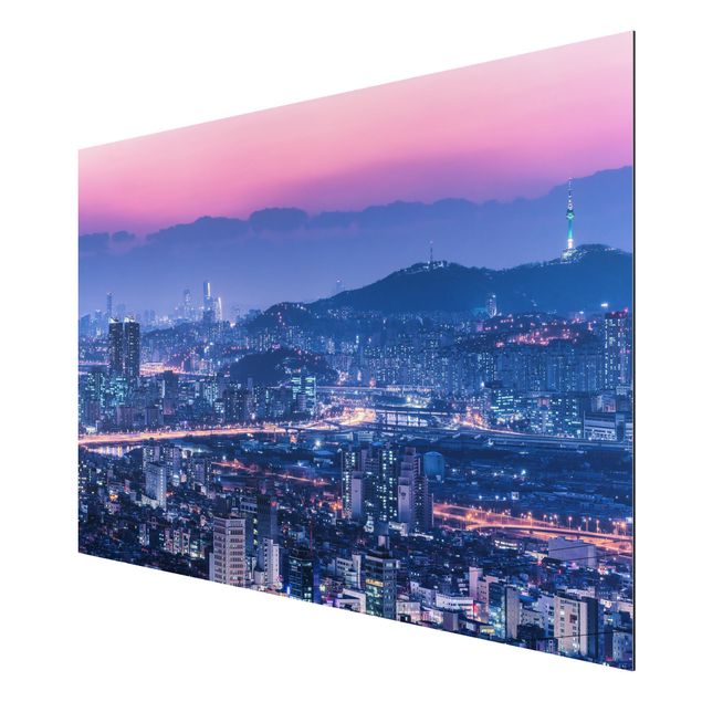 Obrazy do salonu Skyline of Seoul