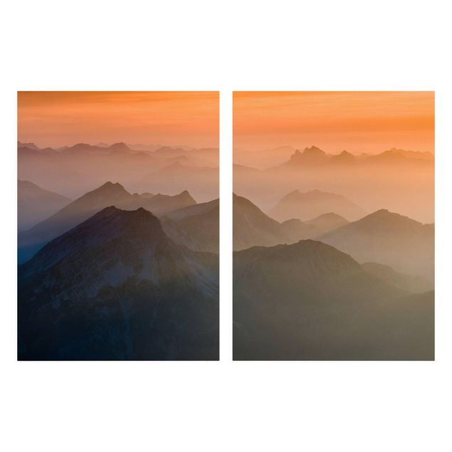 Obrazy na ścianę krajobrazy Widok z góry Zugspitze