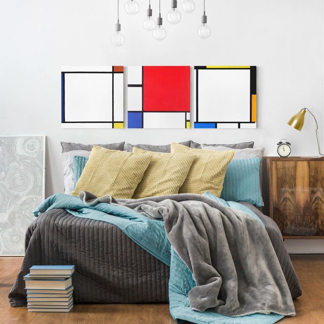 Obrazy abstrakcja Piet Mondrian - Kompozycje kwadratowe