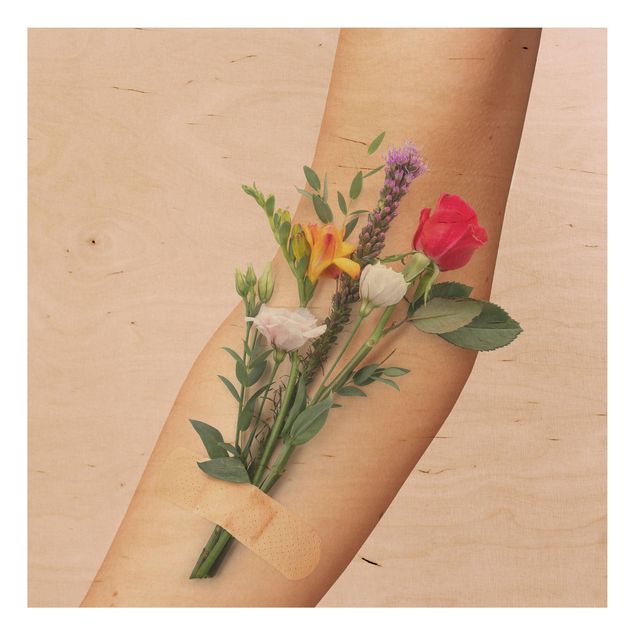 Jonas Loose obrazy Ręka z kwiatami