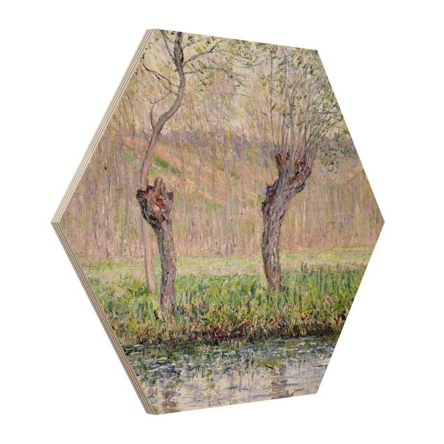Obrazy na ścianę Claude Monet - Drzewa wierzbowe na wiosnę