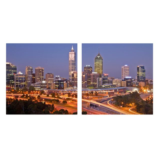 Obrazy 3d Perth Skyline